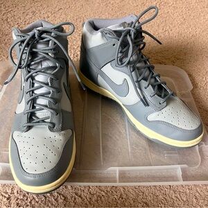 NIKE DUNK HIGH Grey Size 8.5 Shoes